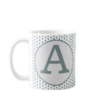 Retro Vintage Nostalgic Green Polka Dots