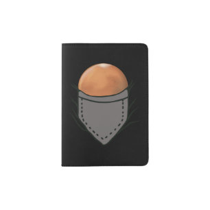 Retro Vintage Occupy Mars 2020 Planet Martian Passport Holder
