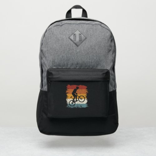 Retro vintage Offroad bike Port Authority Backpack