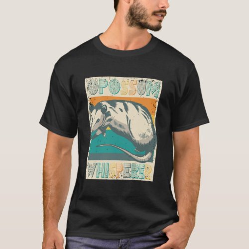 Retro Vintage Opossum Men Women Kids Boy _ Opossum T_Shirt