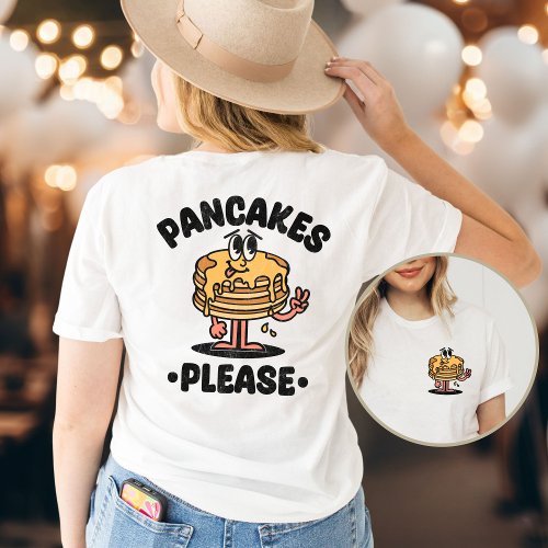 Retro Vintage Pancake Shirt Breakfast Club Tshirt