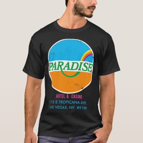Retro Vintage Paradise Casino and Hotel Las Vegas T_Shirt