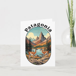Retro Vintage Patagonia Outdoor  Card
