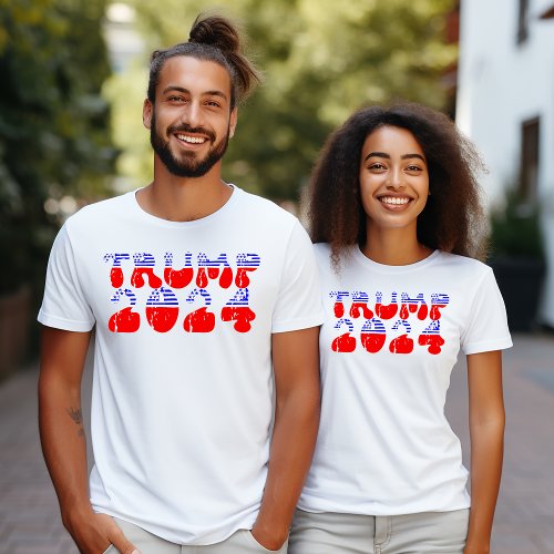 Retro Vintage Patriotic Trump 2024 T_Shirt
