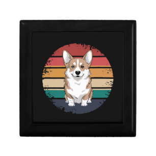 Retro Vintage Pembroke Welsh Corgi Lover Dog Gifts Gift Box