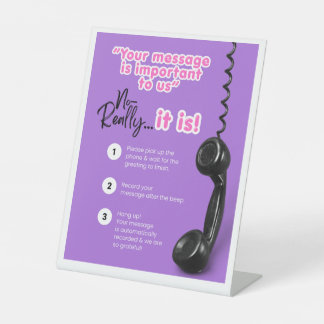 Retro Vintage Phone Audio Guest Book Sign