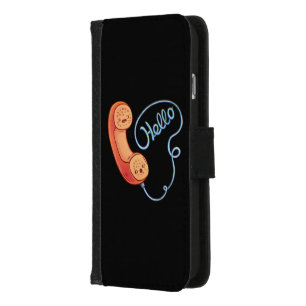 Retro Vintage Phone iPhone 8/7 Wallet Case