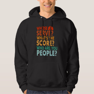 Retro Vintage Pickleball Hoodie