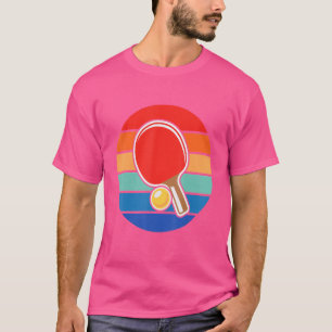 Retro Vintage Ping Pong Player T-Shirt