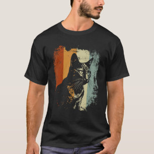 Retro Vintage Pixiebob Design Pixie Bob Cat T-Shirt
