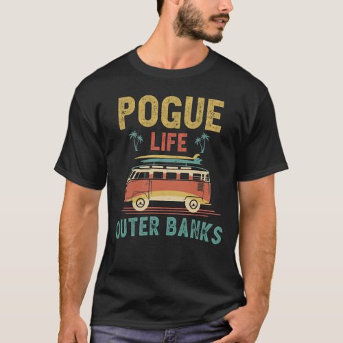 Retro Vintage Pogue Life Outer Banks T_Shirt