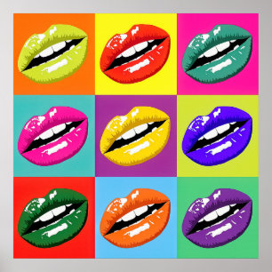 Retro Vintage Pop Art Poster
