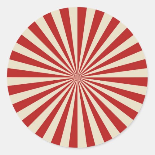 Retro Vintage Popcorn Classic Spinning Wheel Classic Round Sticker