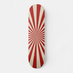 Retro Vintage Popcorn Classic Spinning Wheel Decor Skateboard Deck