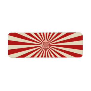 Retro Vintage Popcorn Classic Spinning Wheel Label