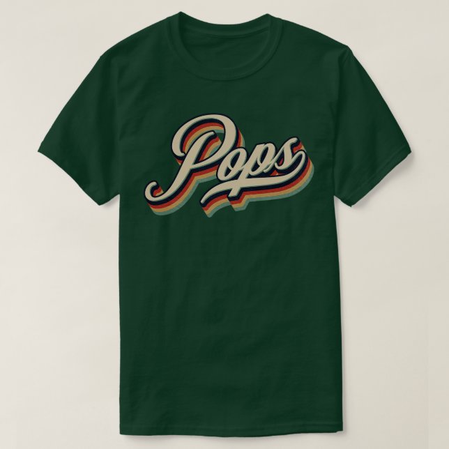 Retro Vintage Pops T-Shirt (Design Front)