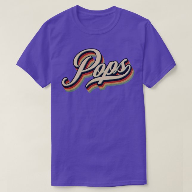 Retro Vintage Pops T-Shirt (Design Front)