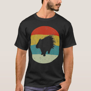 Retro vintage porcupine T-Shirt