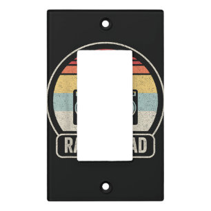 Retro Vintage Radio Head Light Switch Cover