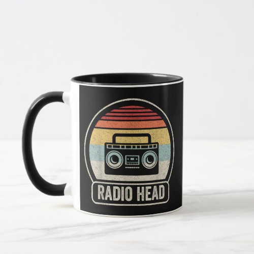 Retro Vintage Radio Head Mug