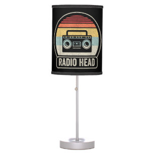 Retro Vintage Radio Head Table Lamp