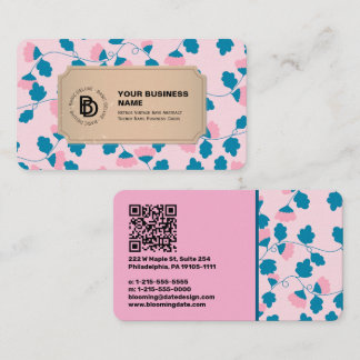 Retro Vintage Rays Abstract Trendy Name Business Card