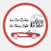 Retro  Vintage  Red Convertible Bunco
