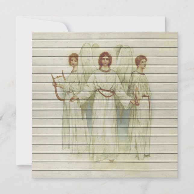 Retro | Vintage Religious Christmas Holiday Card (Front)