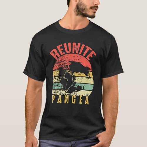 Retro Vintage Reunite Pangea Funny Earth Day_Geolo T_Shirt