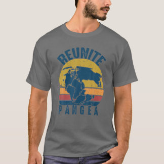 Retro Vintage Reunite Pangea Funny Geologist -Geol T-Shirt