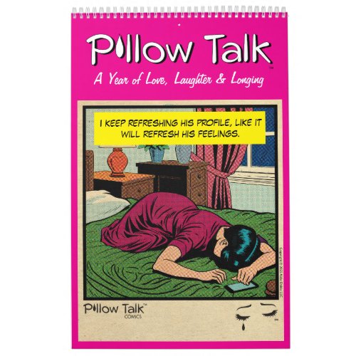 Retro Vintage Romance Comic: Pillow Talk