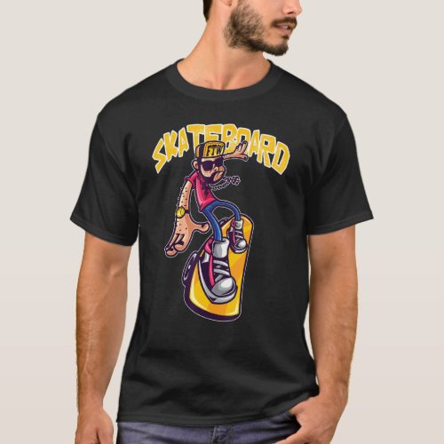 Retro Vintage Santa Cruz California Old School Hip T_Shirt