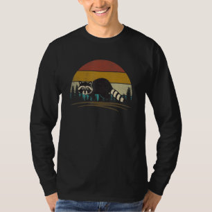 Retro Vintage Save The Trash Pandas  Raccoon Anima T-Shirt
