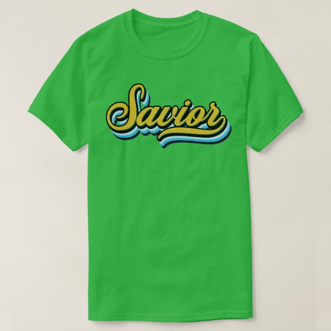 Retro Vintage Savior T-Shirt (Design Front)