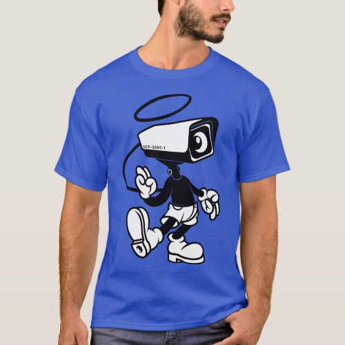 Retro Vintage SCP 2884 toon Character 1 T_Shirt