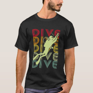Retro Vintage Scuba Diving For Men Women Dive Scub T-Shirt