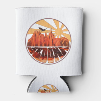 Retro Vintage Sedona Arizona Hiking Sunset Dawn So Can Cooler