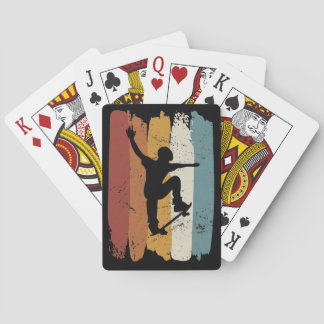 Retro vintage Skateboard Poker Cards