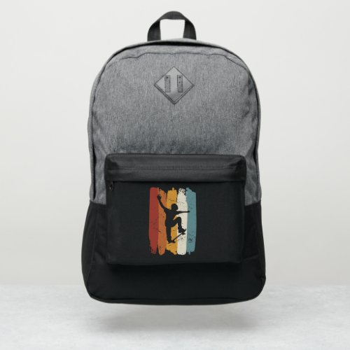 Retro vintage Skateboard Port Authority Backpack