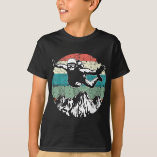 Retro Vintage Skydiving Art T-Shirt