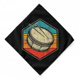 Retro Vintage Snare Drum - Marching Band Drumline Bandana