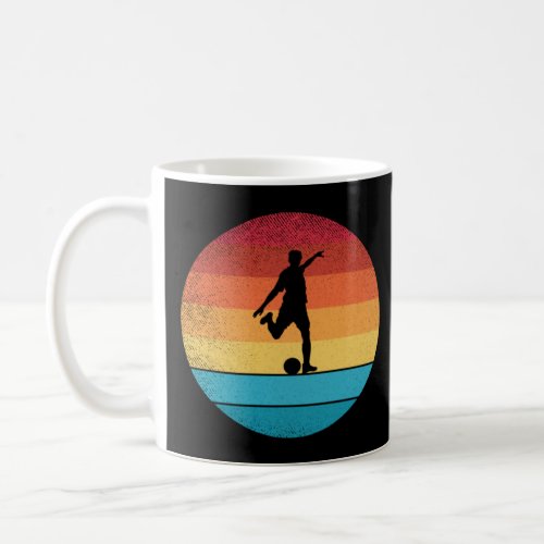 Retro vintage Soccer player sports  Coffee Mug