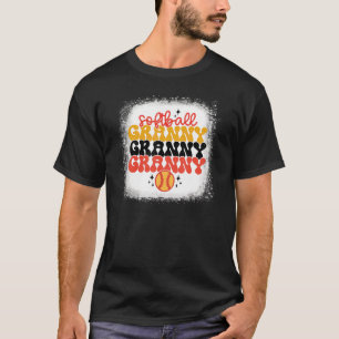 Retro Vintage Softball Granny Softball Game Day V T-Shirt