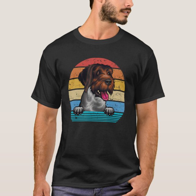 Retro Vintage Spinone Italiano T-Shirt (Front)