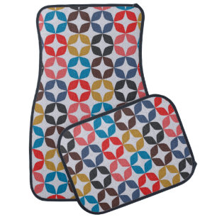 Retro Vintage Star Pattern Car Floor Mat
