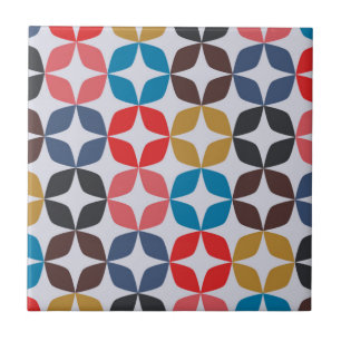 Retro Vintage Star Pattern Ceramic Tile