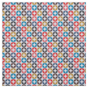 Retro Vintage Star Pattern Fabric