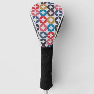 Retro Vintage Star Pattern Golf Head Cover