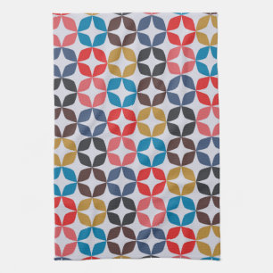 Retro Vintage Star Pattern Kitchen Towel