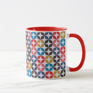 Retro Vintage Star Pattern Mug